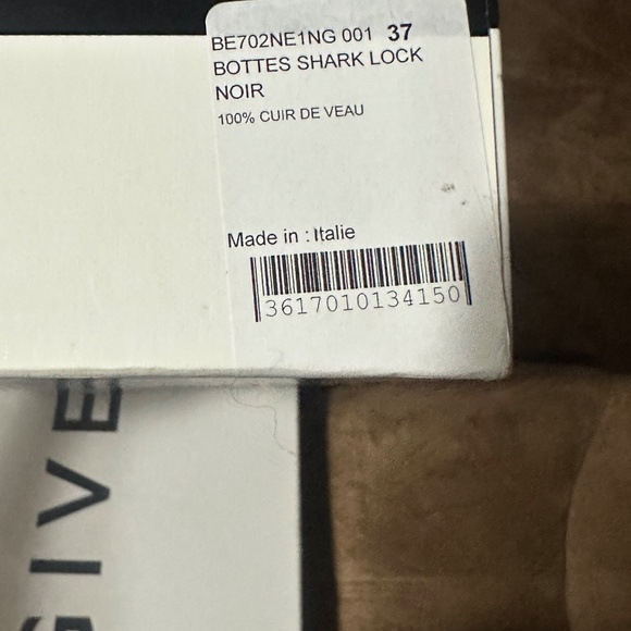 Black Givenchy Shark Boots - Picture 2 of 7